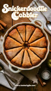 Read more about the article Snickerdoodle Cobbler: A Warm Cinnamon‑Sugar Dessert That Steals the Show