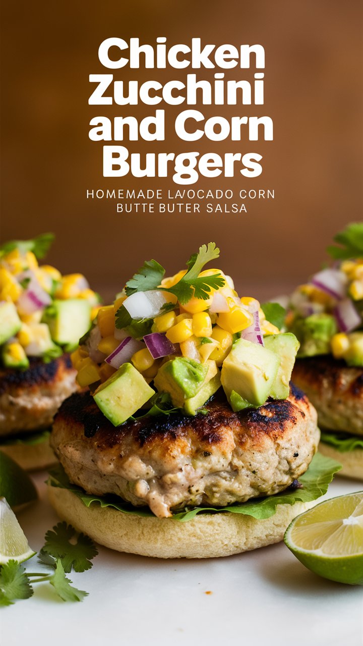 Read more about the article Chicken Zucchini and Corn Burgers: A Healthy Twist on Classic Burgers