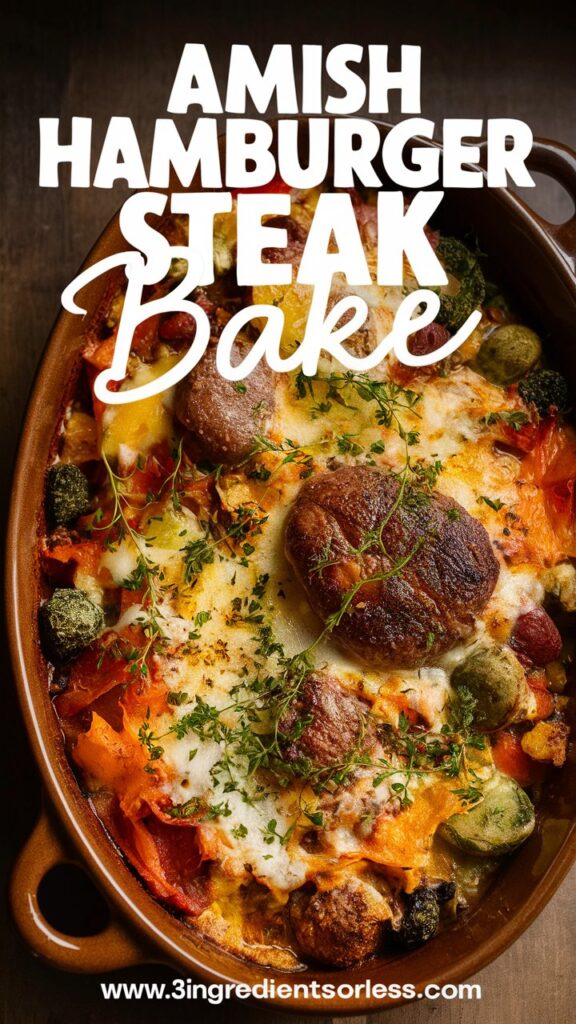 Heartwarming Amish Hamburger Steak Bake: A Homestyle Classic You’ll Crave